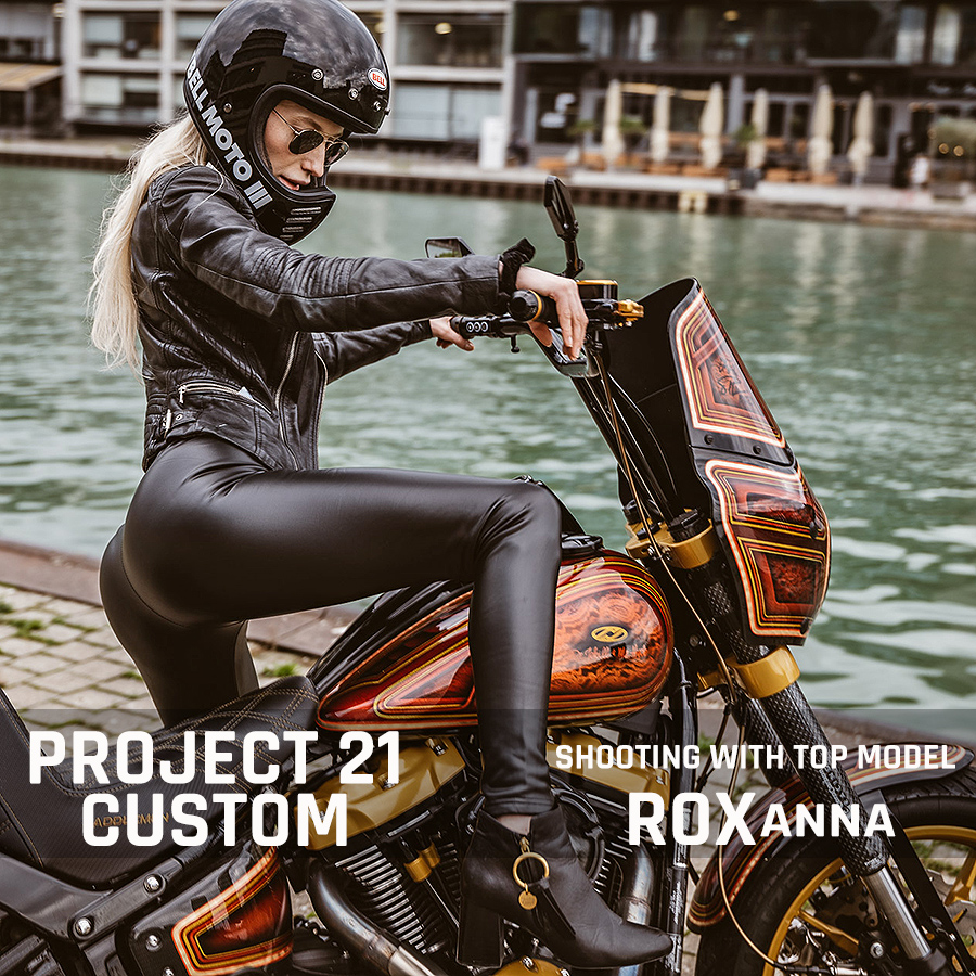 TOP MODEL ROXANNA UND EIN BIKE WIE DU ES NOCH NICHT GESEHEN HAST