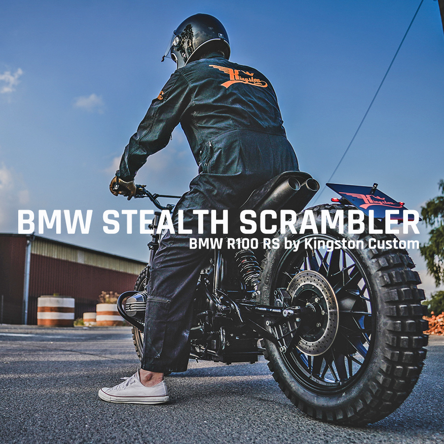 STEALTH SCRAMBLER: BMW R100 RS by Kingston Custom