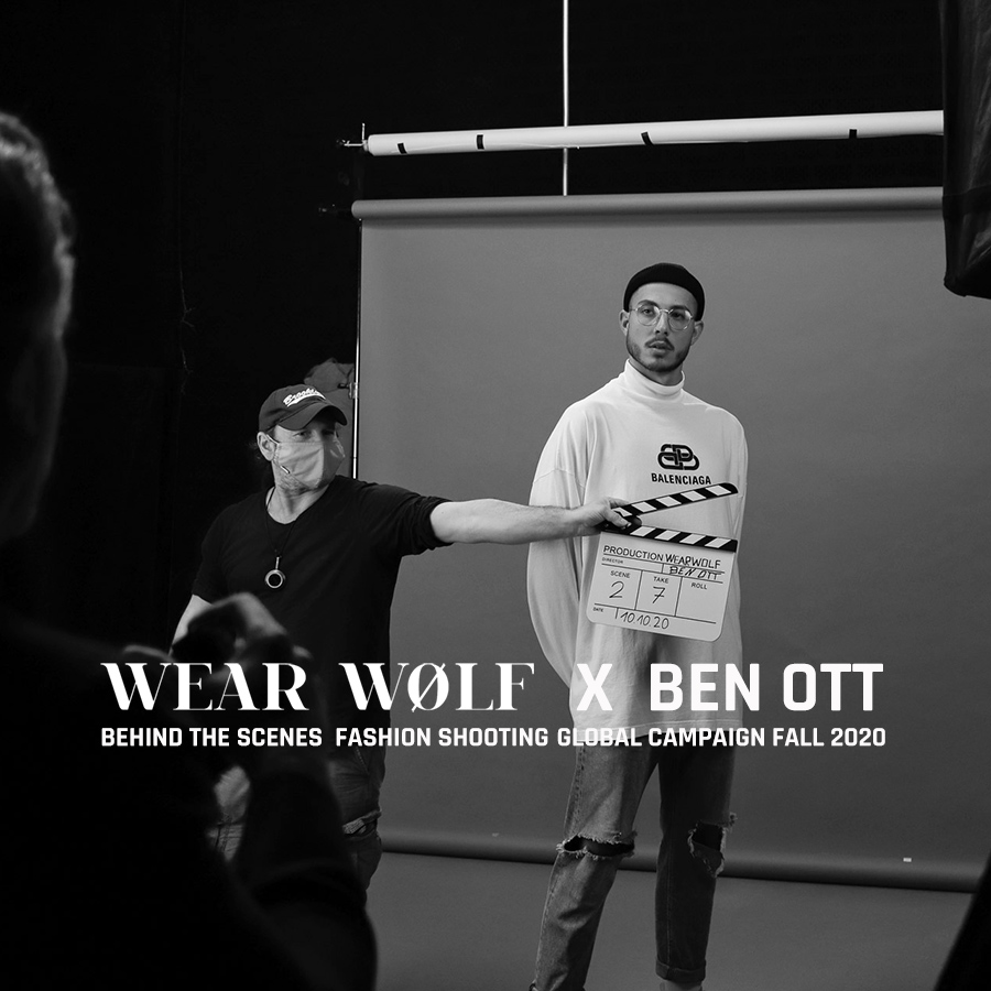 BEN OTT FOR WEAR WOLF Behind the Scenes Fashion Shooting Global Campaign Fall 2020